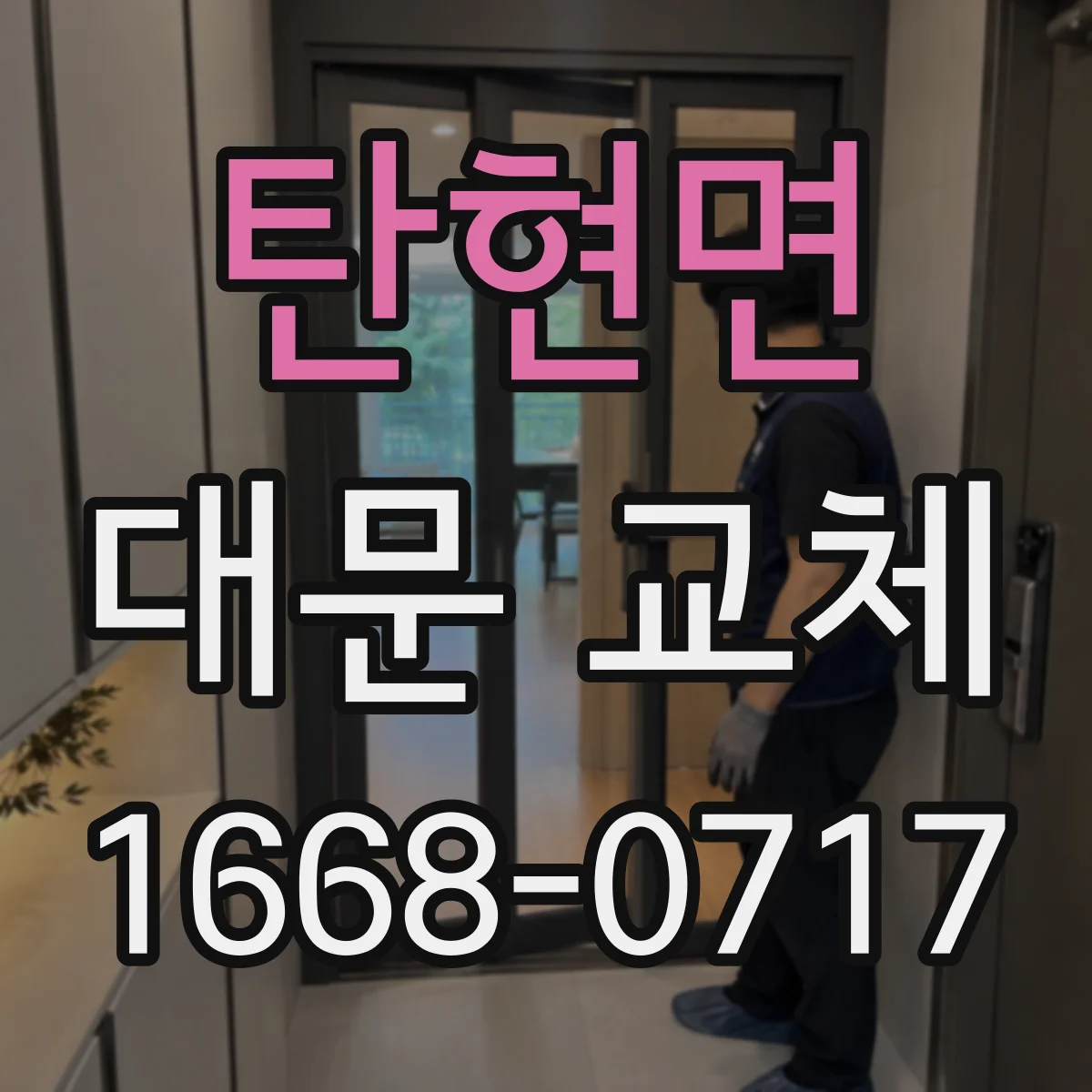 탄현면 대문 교체