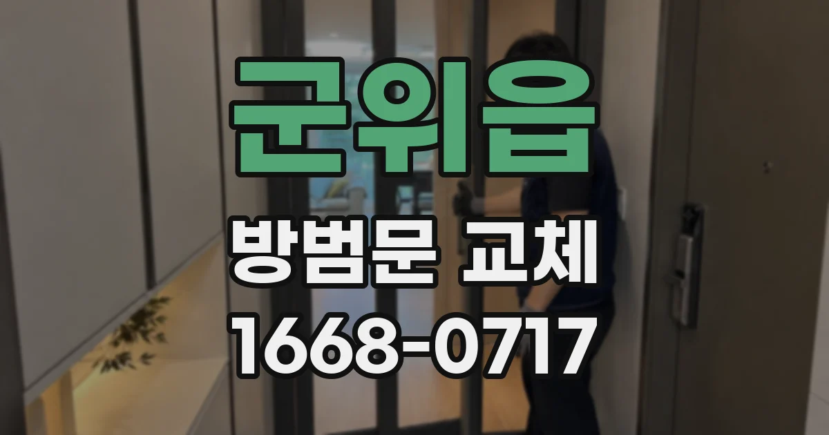 군위읍 방범문 교체