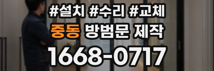 중동 방범문 제작