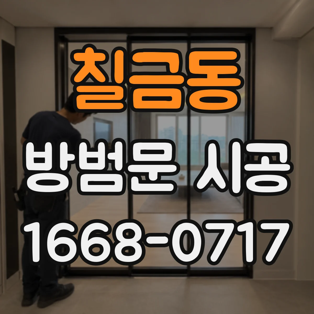 칠금동 방범문 시공