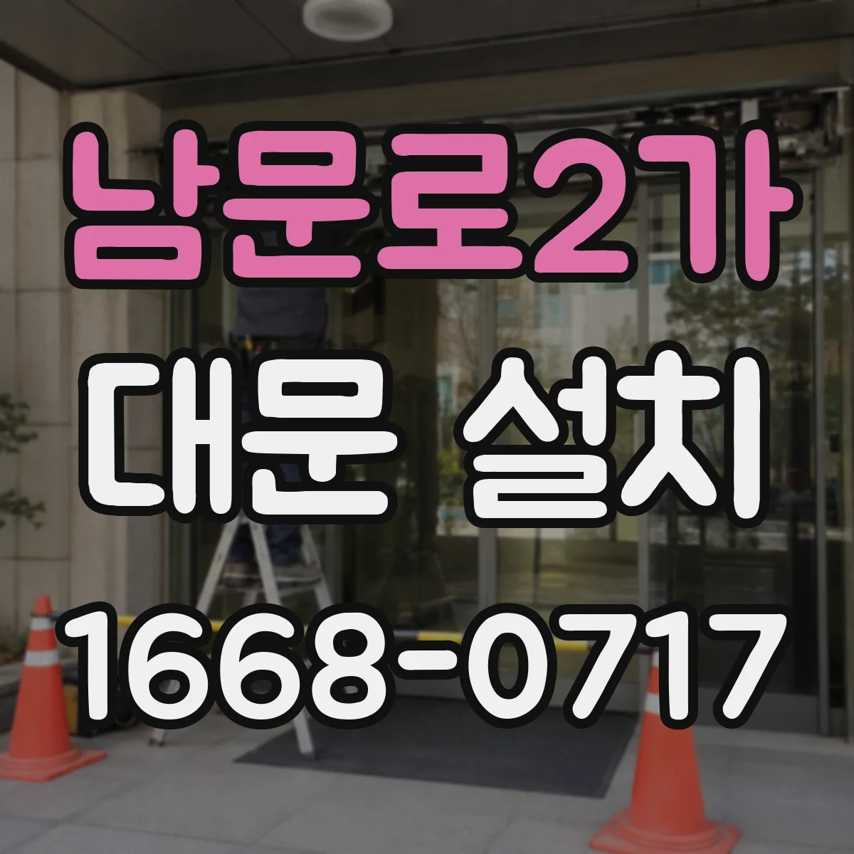남문로2가 대문 설치