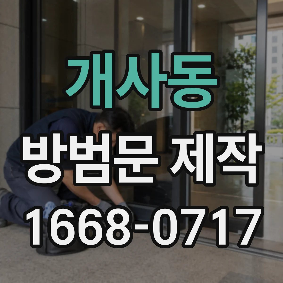 개사동 방범문 제작