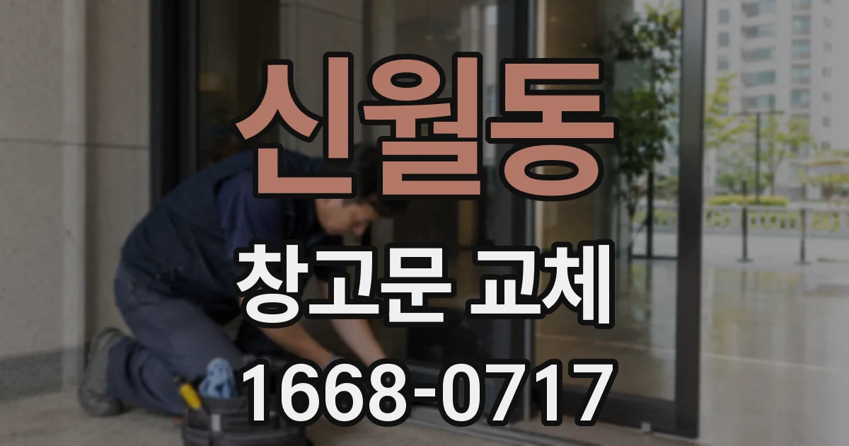 신월동 창고문 교체