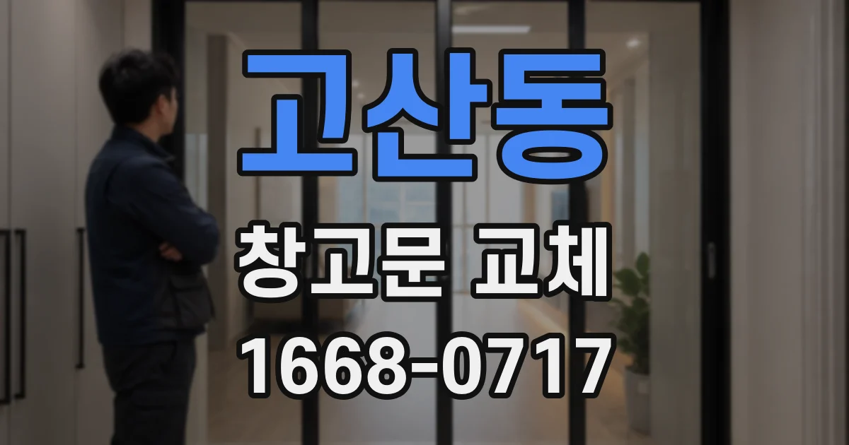 고산동 창고문 교체