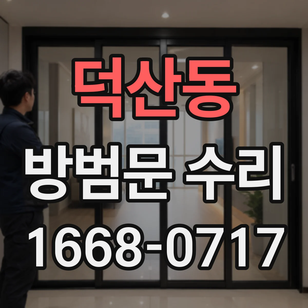 덕산동 방범문 수리