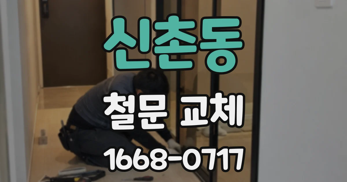 신촌동 철문 교체
