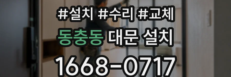동충동 대문 설치