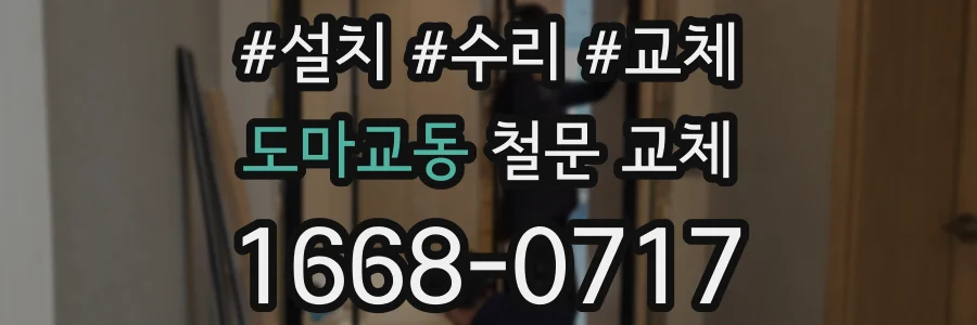 도마교동 철문 교체