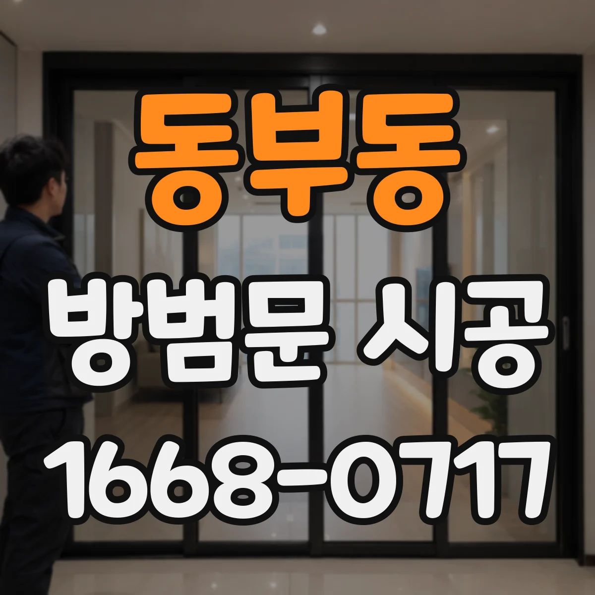 동부동 방범문 시공