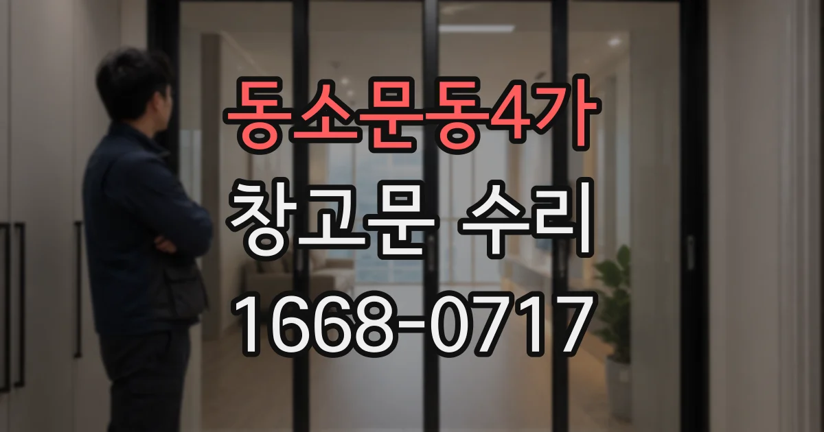동소문동4가 창고문 수리