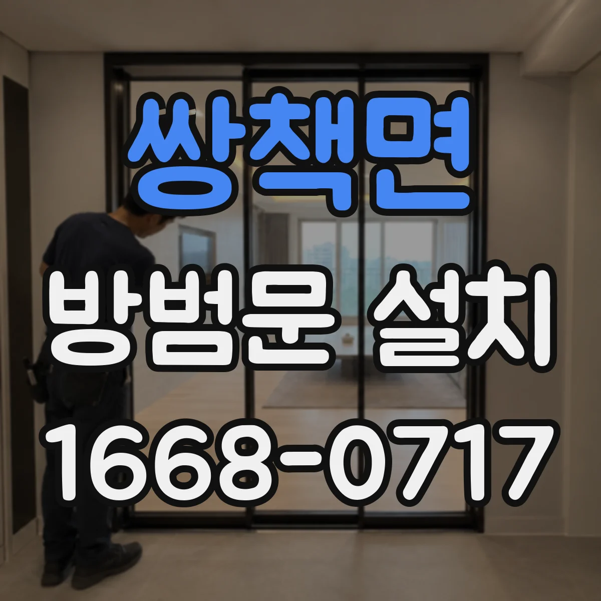 쌍책면 방범문 설치