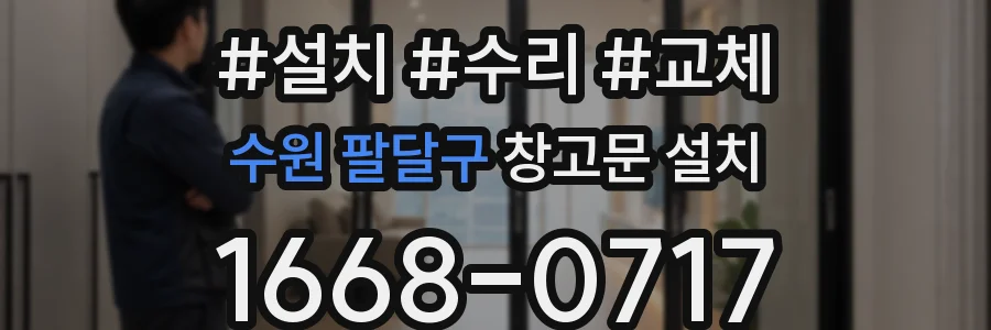 수원 팔달구 창고문 설치
