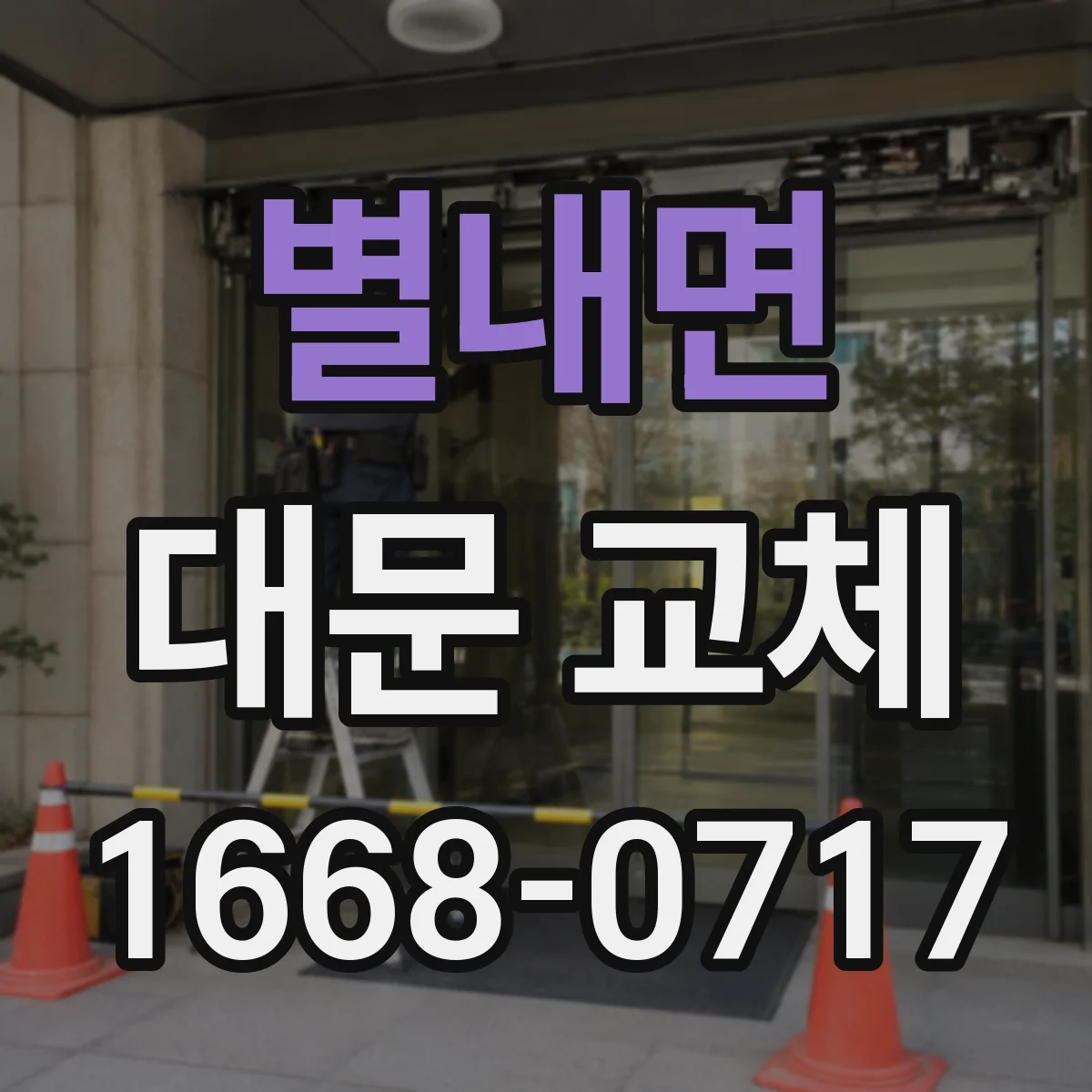 별내면 대문 교체