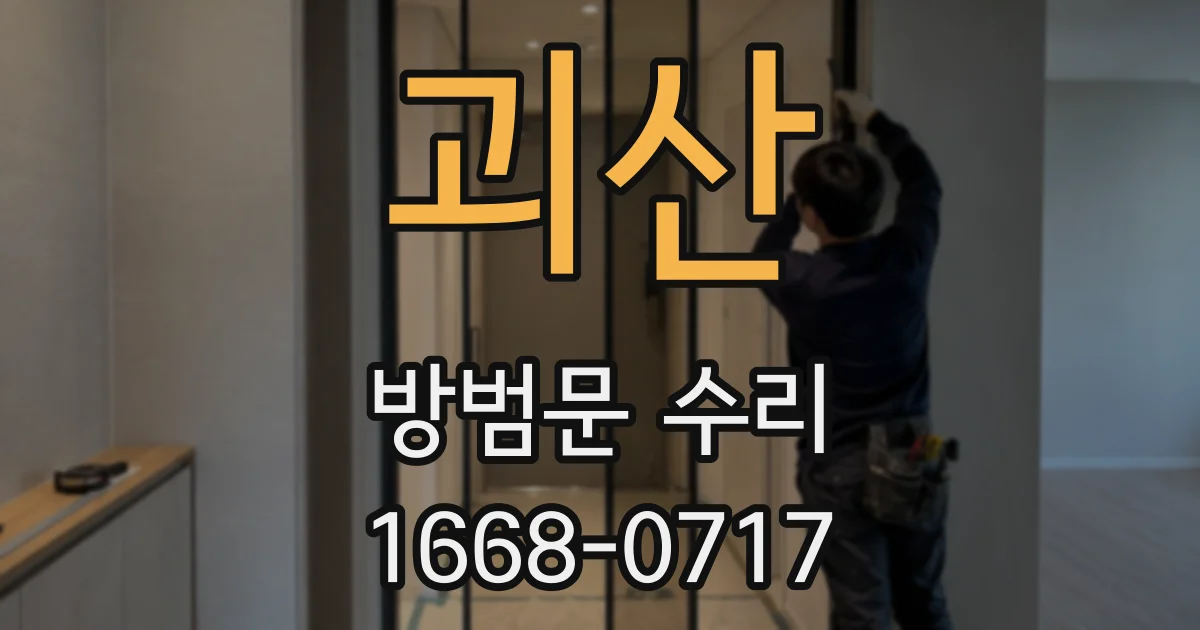 괴산 방범문 수리