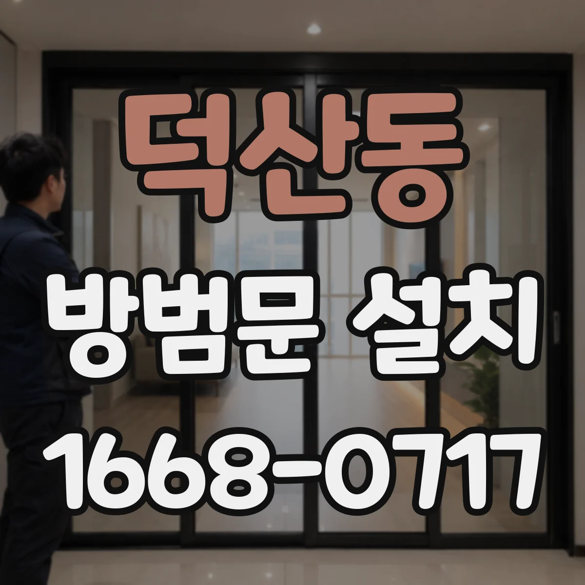 덕산동 방범문 설치