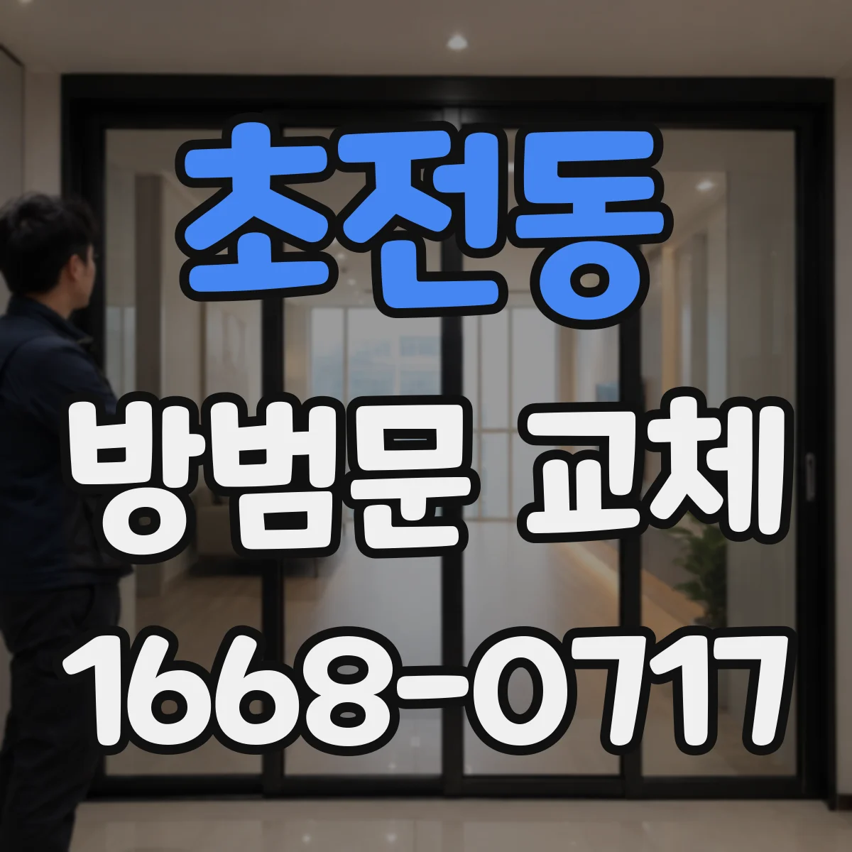 초전동 방범문 교체