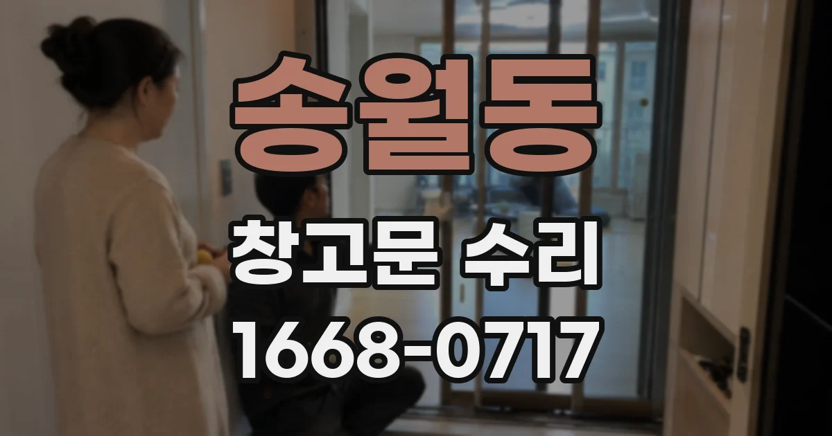 송월동 창고문 수리