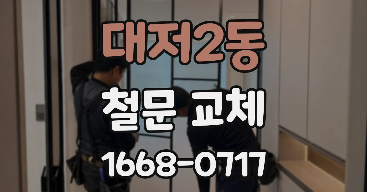 대저2동 철문 교체