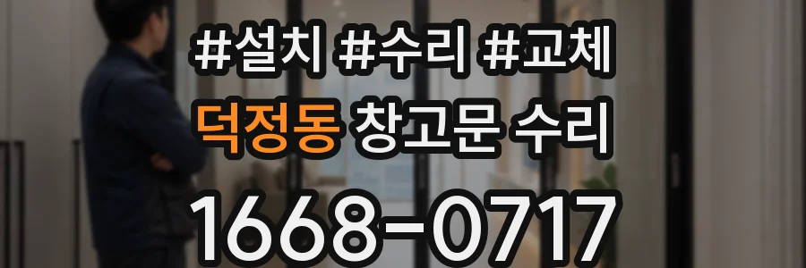덕정동 창고문 수리