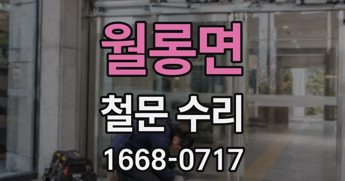 월롱면 철문 수리