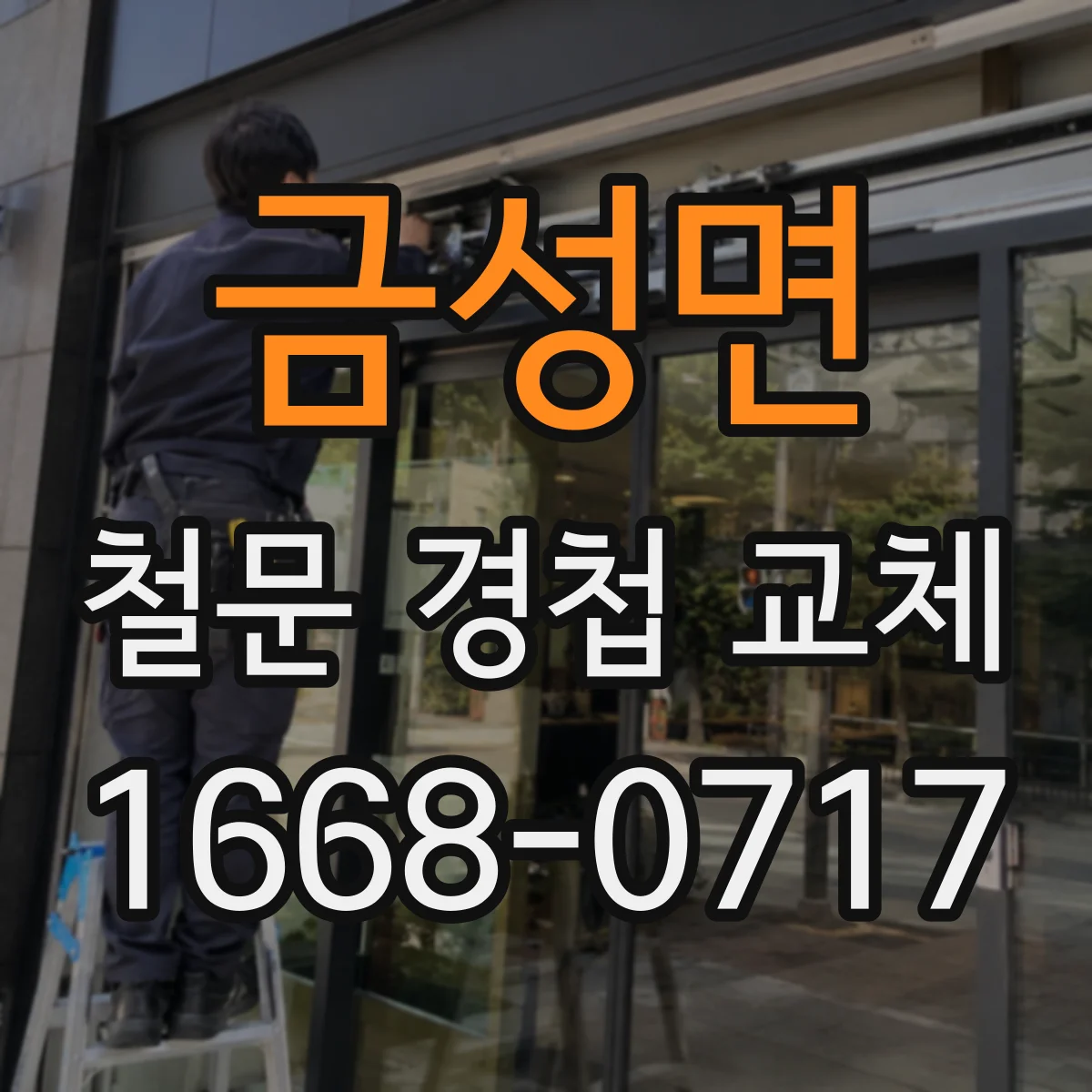 금성면 철문 경첩 교체