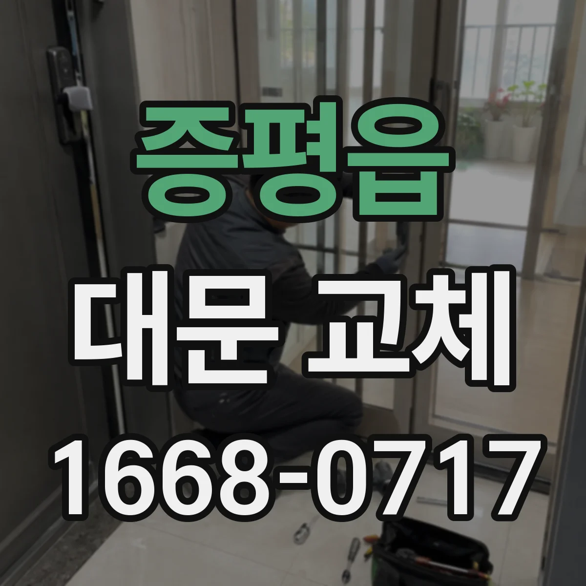 증평읍 대문 교체