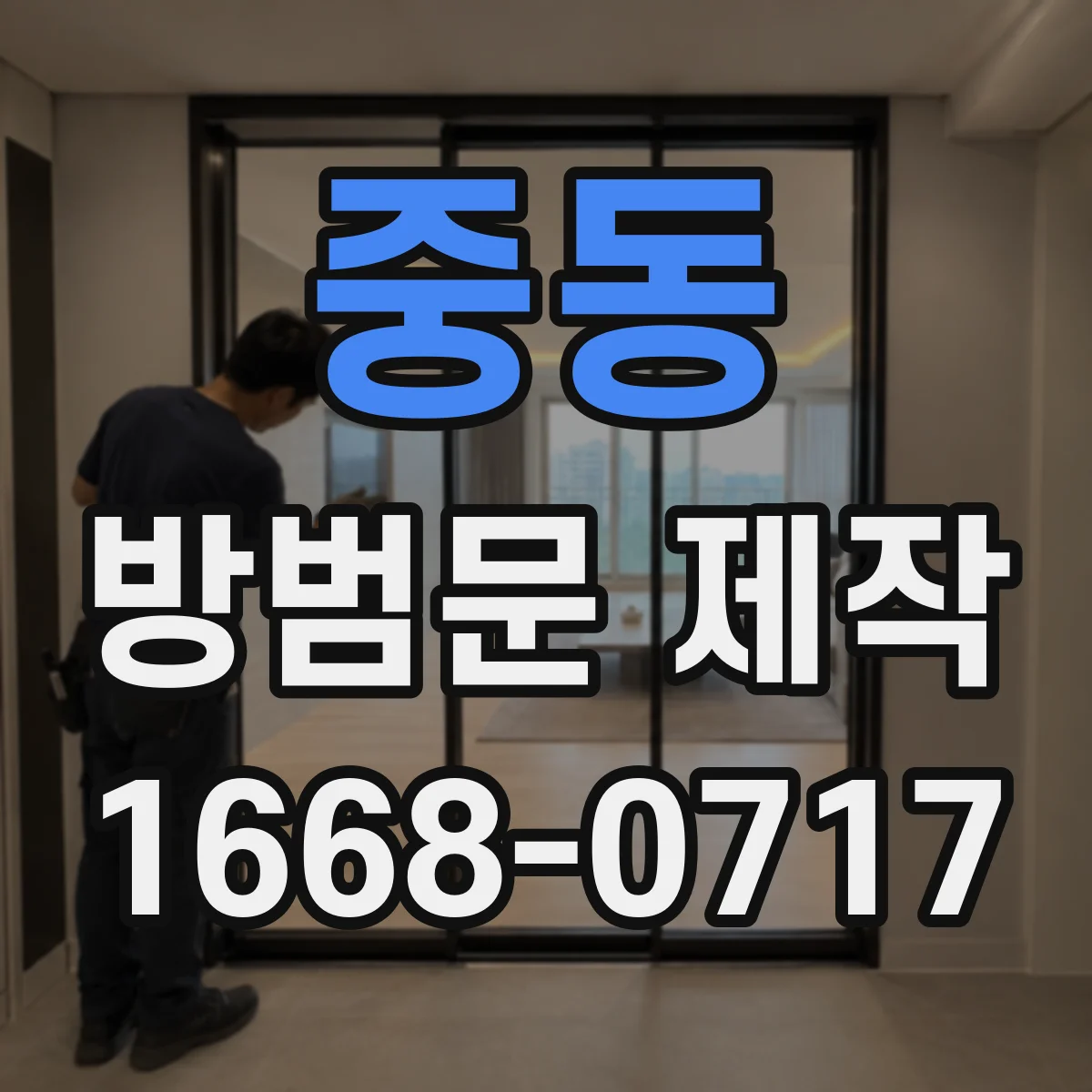 중동 방범문 제작