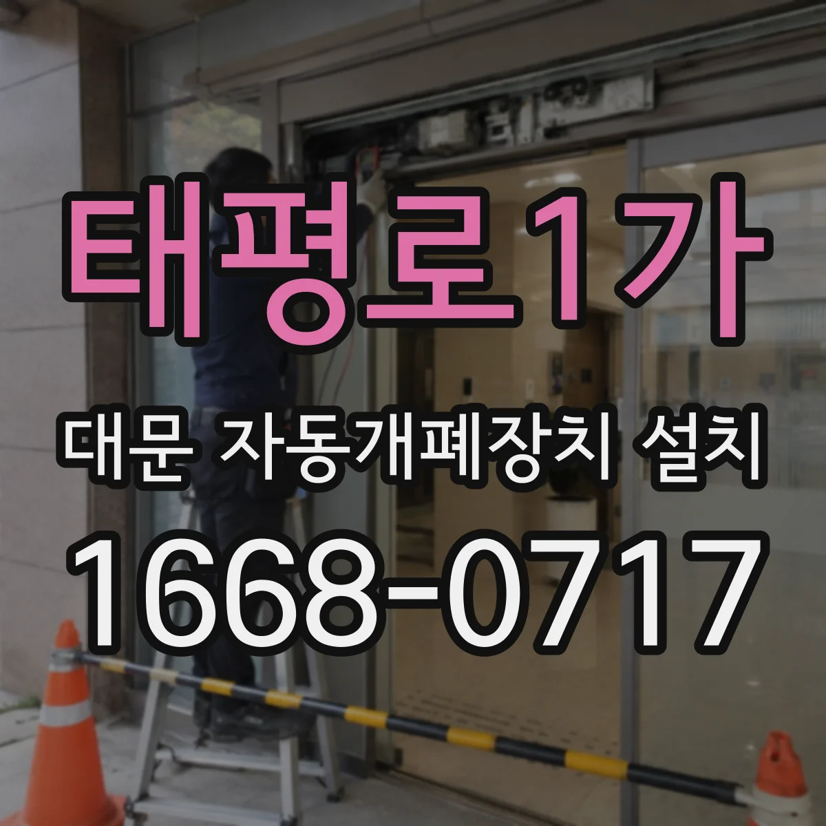 태평로1가 대문 자동개폐장치 설치