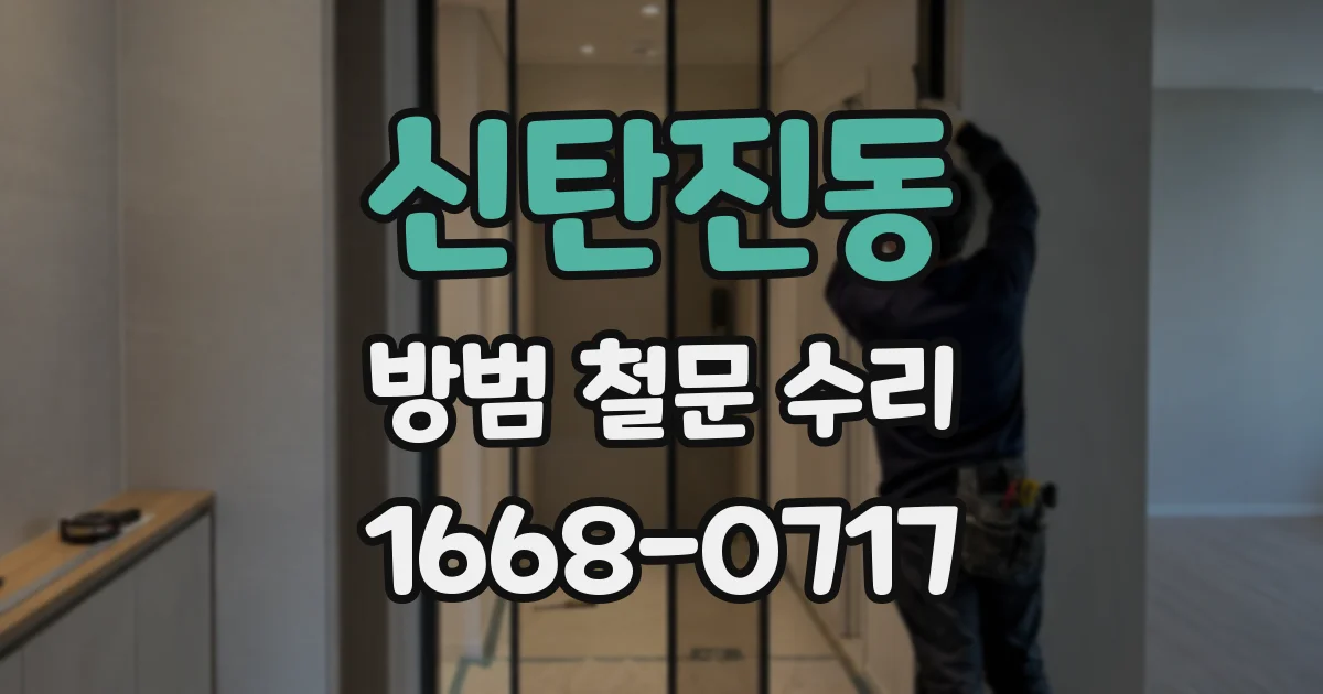 신탄진동 방범 철문 수리