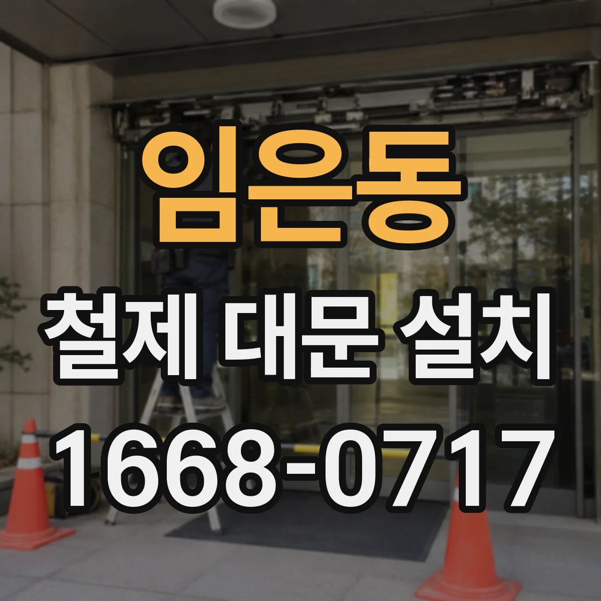 임은동 철제 대문 설치