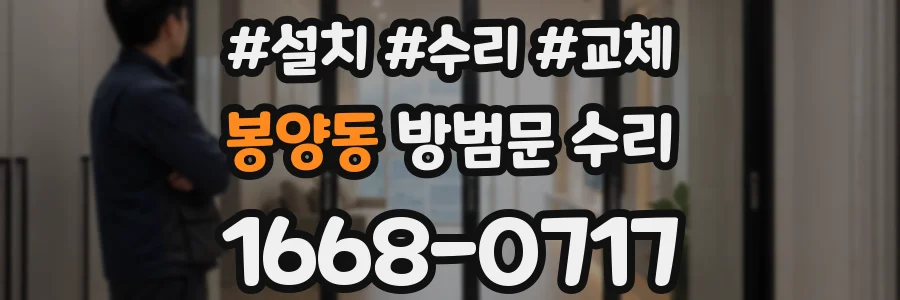 봉양동 방범문 수리
