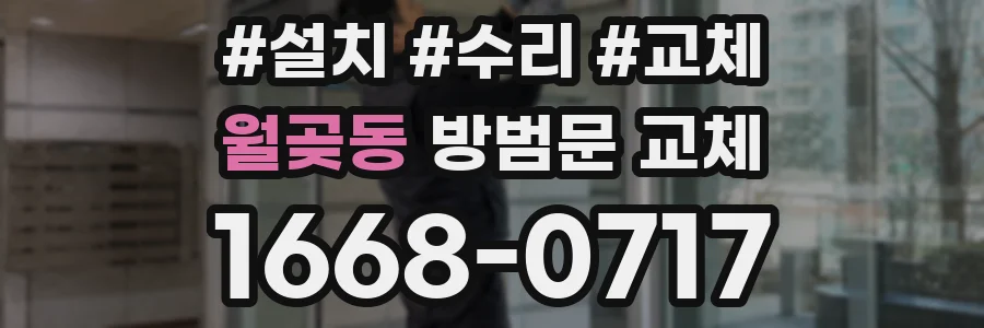 월곶동 방범문 교체