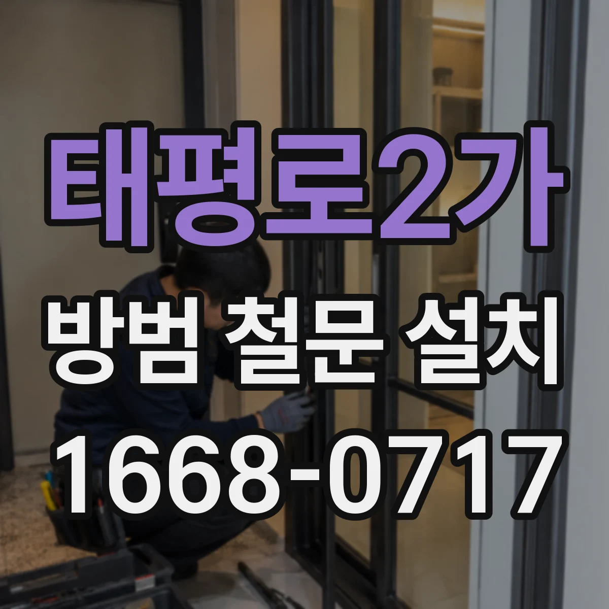 태평로2가 방범 철문 설치