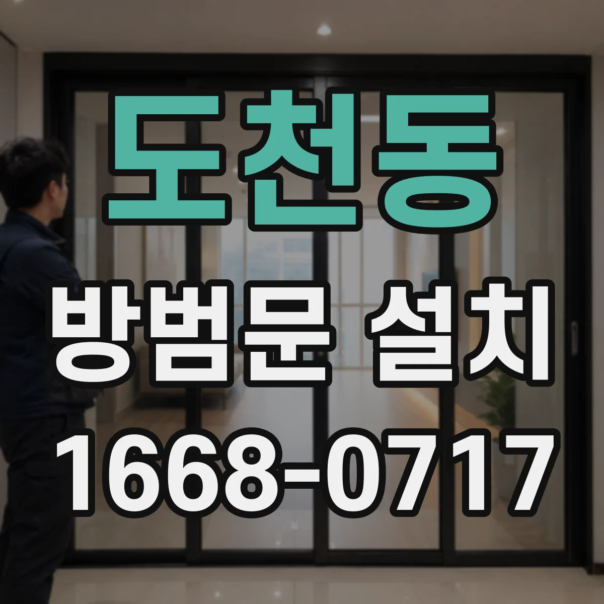 도천동 방범문 설치