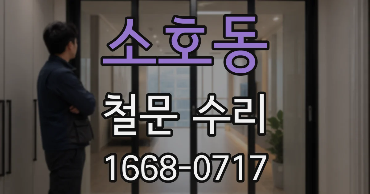 소호동 철문 수리