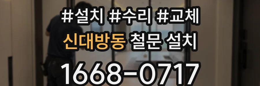 신대방동 철문 설치