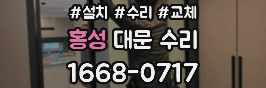 홍성 대문 수리