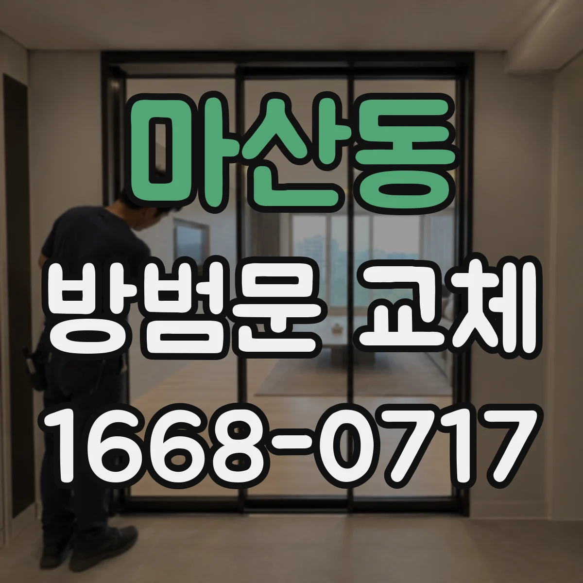 마산동 방범문 교체