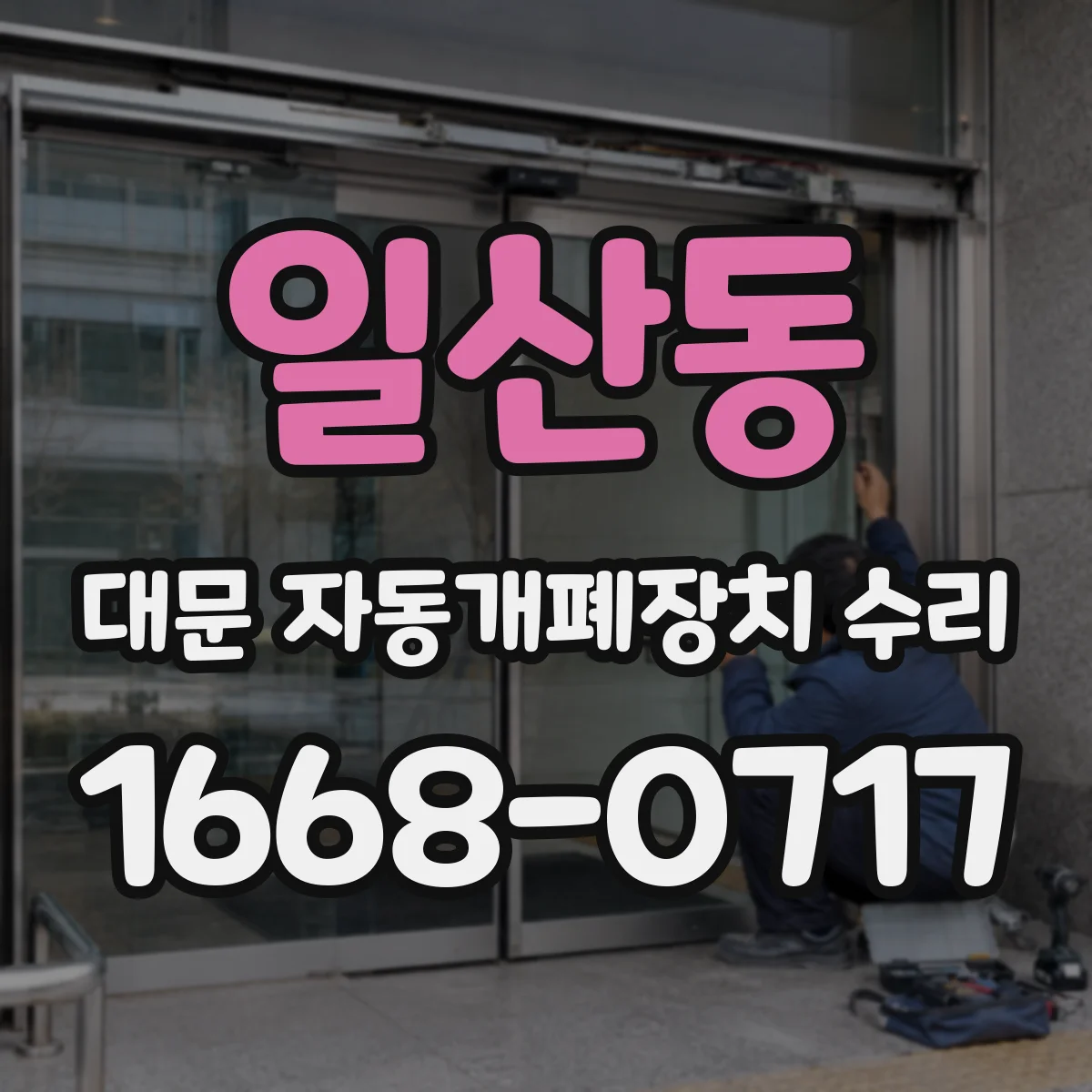 일산동 대문 자동개폐장치 수리