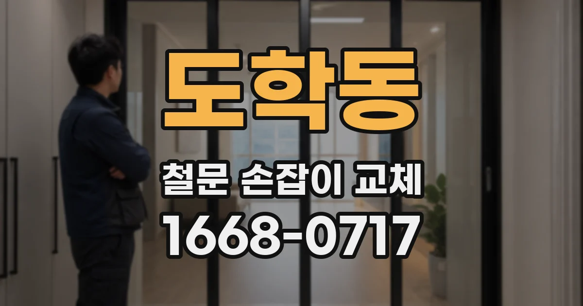도학동 철문 손잡이 교체