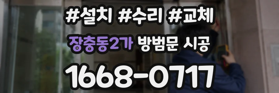장충동2가 방범문 시공