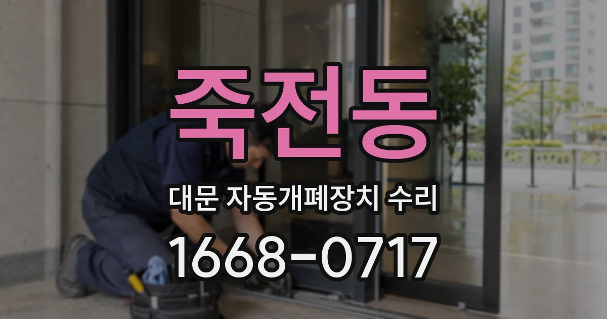 죽전동 대문 자동개폐장치 수리