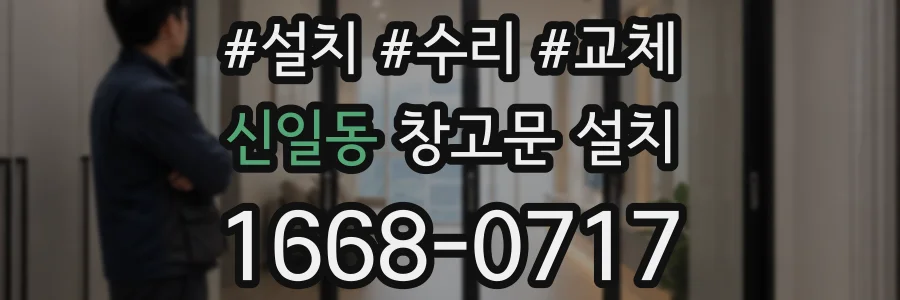 신일동 창고문 설치