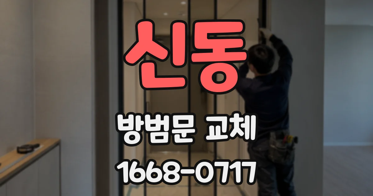 신동 방범문 교체