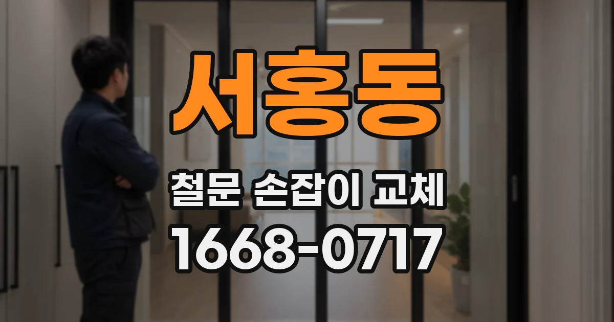 서홍동 철문 손잡이 교체