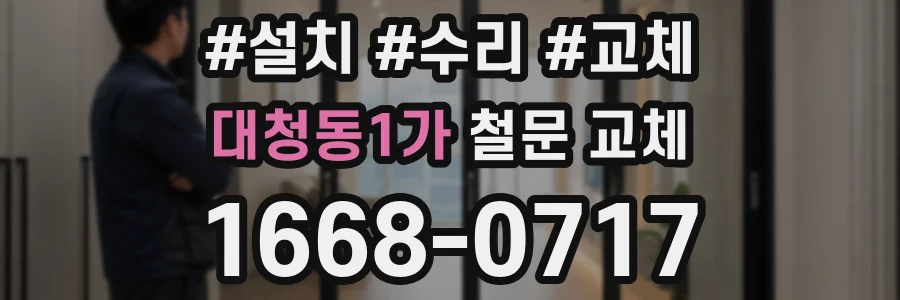 대청동1가 철문 교체