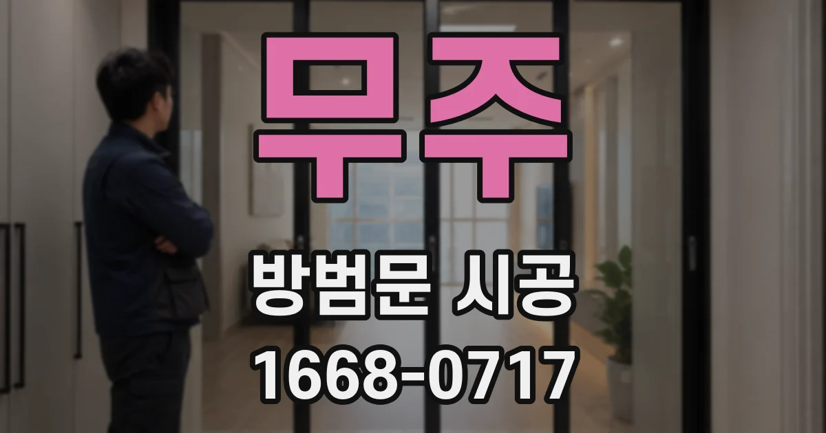 무주 방범문 시공
