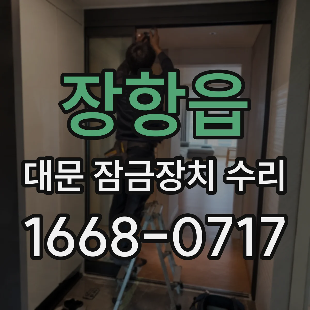 장항읍 대문 잠금장치 수리