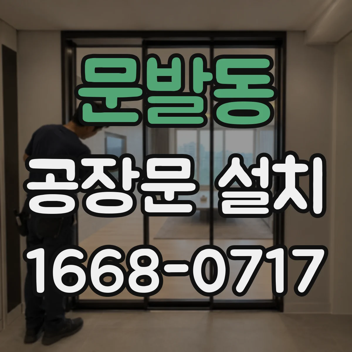 문발동 공장문 설치