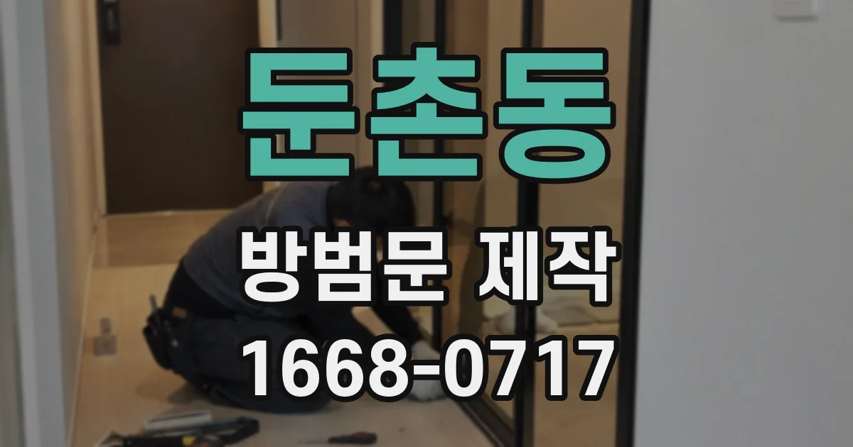 둔촌동 방범문 제작